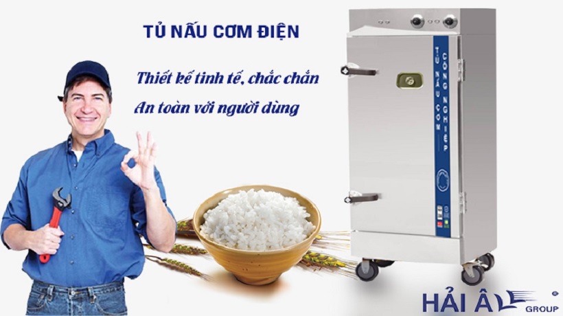 tủ nấu cơm công nghiệp hải âu